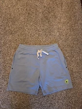 Eubi Shorts Mens Medium Sky Blue Sweatshorts Lounge Avocado Drawstring Comfort