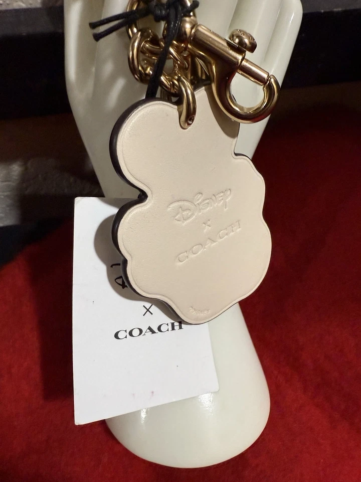 New With Tags Coach Disney Mickey Mouse Keychain/Bag Charm/Fob - Image 2 of 2