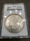 1885 Morgan Silver Dollar ANACS MS64 VAM-1 Soapbox Slab Toned Both Sides $1 Coin