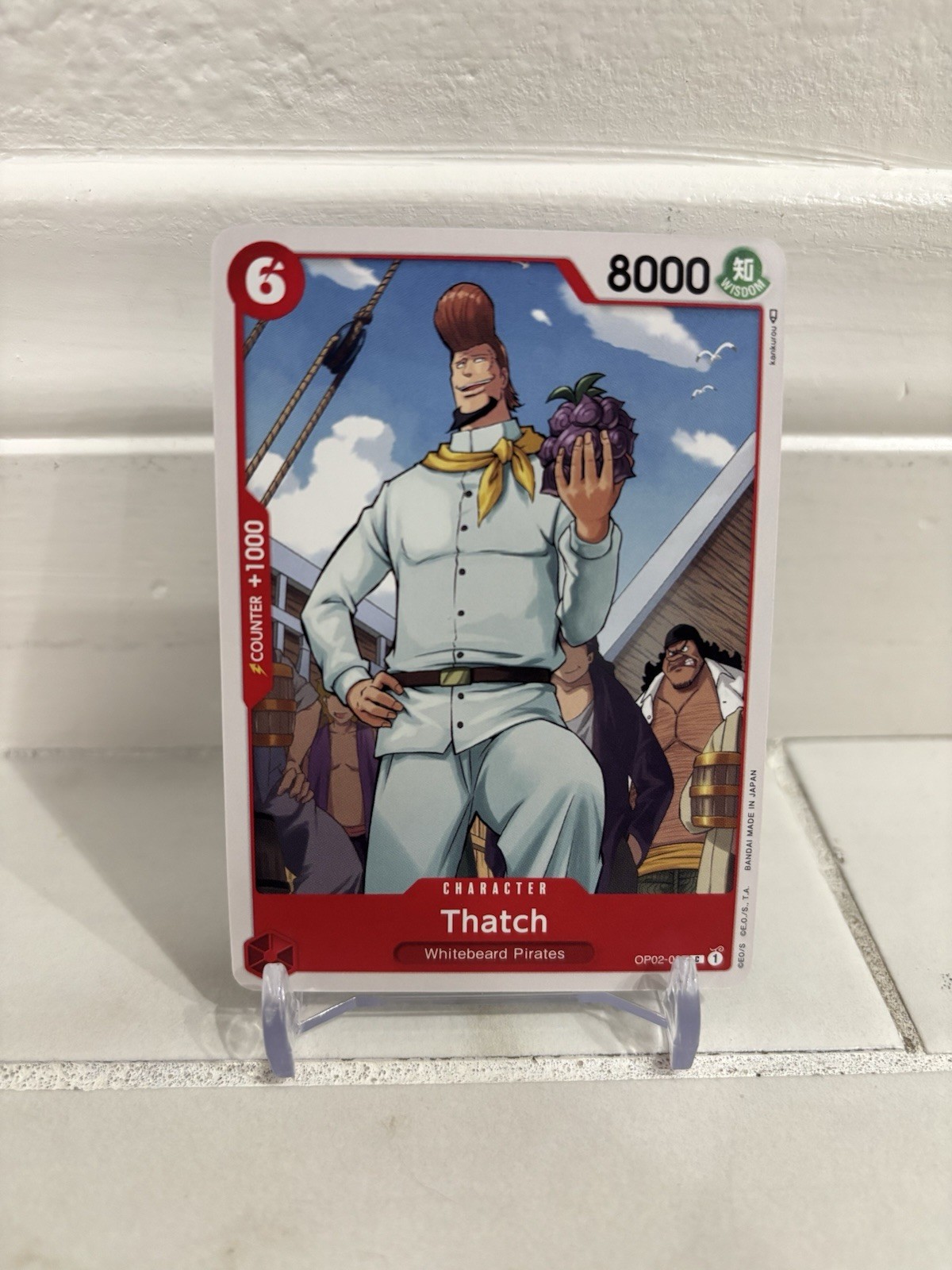 One Piece Paramount War Thatch OP02-007 NM