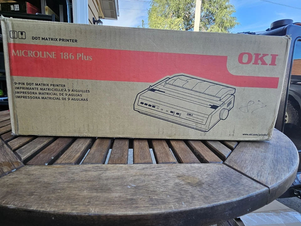Okidata Microline 186 Plus Serial/Parallel/Usb Dot Matrix Printer - Image 4 of 4