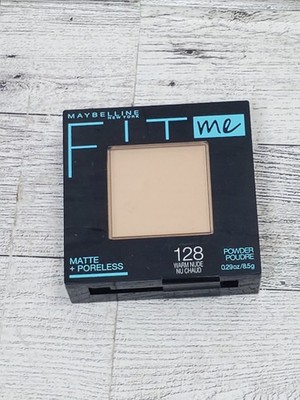 Maybelline Fit Me Matte + Poreless Pressed Face Powder, 128 Warm Nude