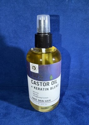 Pure Skin ~ Castor Oil & Keratin Blend 8 fl oz New.