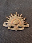 AUSTRALIAN COMMONWEALTH MILITARY FORCES CAP BADGE WW1 TYPE TIPTAFT MAKER SCARCE