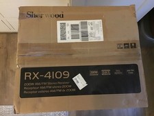 Sherwood RX-4109 200 Watt Receiver w/remote -AM/FM Stereo Tuner -Phono Input-NIB