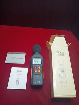 Tacklife Digital SPL Meter Decibel Meter 30-130dB Pressure Range