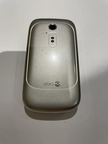 Doro 6520 Flip Phone for Seniors- Champagne/White - Picture 3 of 12