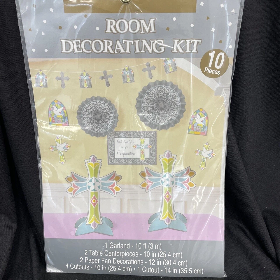 Confirmation 10 Piece Room Decorating Kit - Image 2 of 4