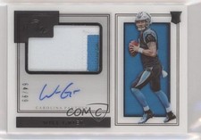 2019 Panini One Premium Rookie Patch Auto 64/99 Will Grier #125 Patch Auto 00ps
