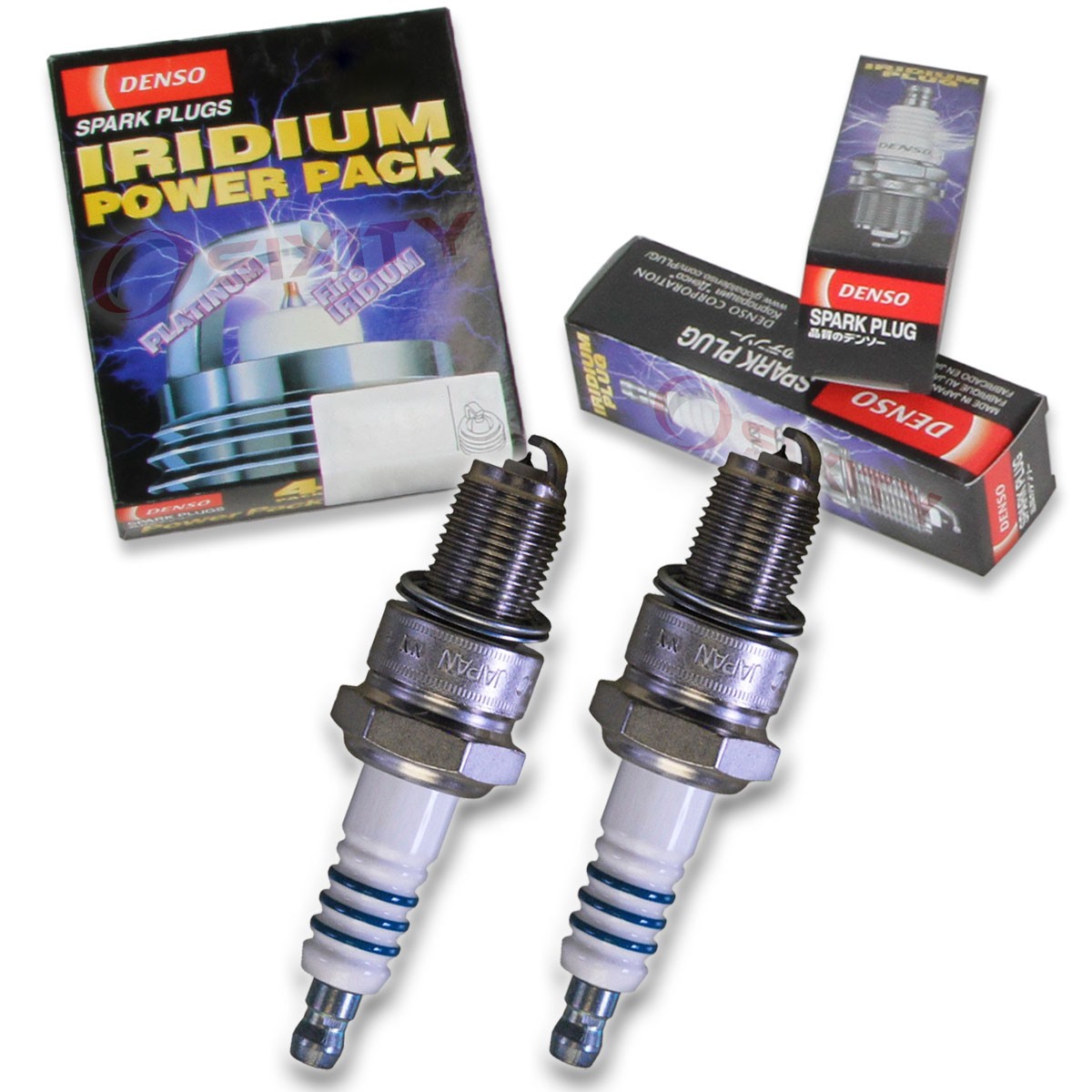 2 pc Denso Iridium Power Spark Plug for Yamaha XS650 1977-1981 Tune Up Kit eu