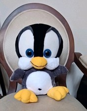 Penguin Gray Black Stuffed Animal