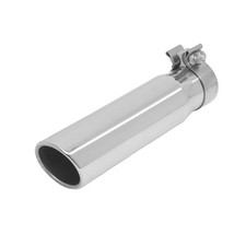 Exhaust Tip 2.5 Inlet - 3 Outlet - 12 Long Stainless Steel With Clamp Exhaust Tip 2.5 Inlet - 3 Outlet - 12 Long Stainless Steel With Clamp