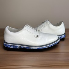 G/FORE Gallivanter Men 10 White Golf Athletic Shoes Blue Camoflauge Camo Sport