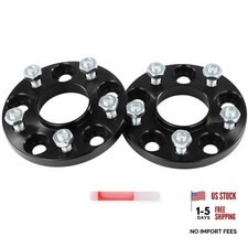 2Pcs 5x4.5 Wheel Spacers 15mm Bore 67.1mm Studs M12x1.5 5Lug Wheel Spacers