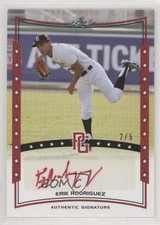 2014 Leaf Perfect Game Showcase Red 2/5 Erik Rodriguez #A-ER1 Auto 0b2