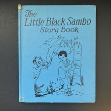 LITTLE BLACK SAMBO STORY BOOK and 5 Other Sambo Stories Color Illustrated 1935