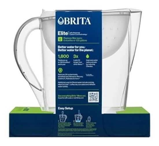 Jarra Brita Tahoe de 10 tazas con filtro Elite Foto 2 de 4