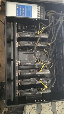 Crypto Mining Rig, Comes With 6 ''ZOTAC Gaming GeForceRTX 3060'' GPU's.