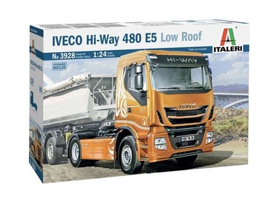 1:24 Italeri Iveco Hi-Way 480 E5 Low Roof Truck Kit IT3928 MMC