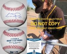 Chris Paddack San Diego Padres autographed MLB baseball exact proof Beckett COA