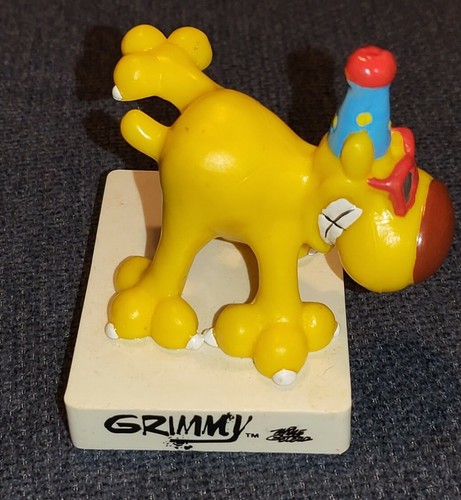 1989 - GRIMMY Dog Figurine "The Party's Thataway" - Picture 3 of 4