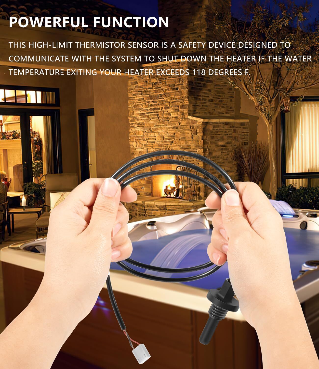 34-01395-K Sensor Kit, High-Limit & Temp Sensor for Watkins Hot Spring ...