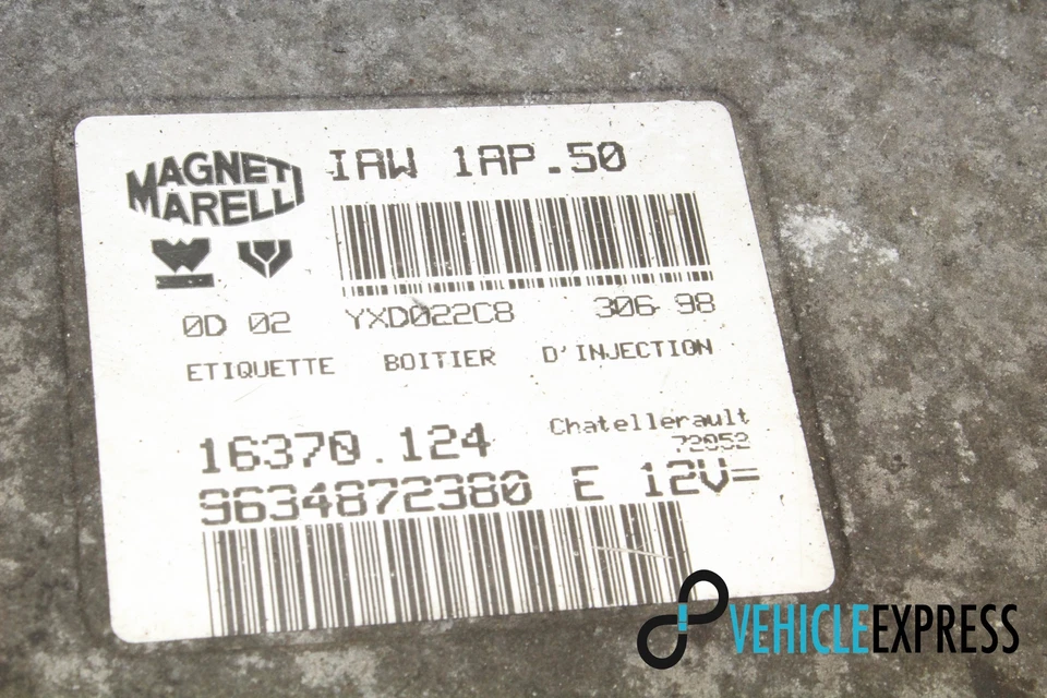 Centralina motore CITROËN SAXO S0, S1 9634872380 1999 - Immagine 2 di 3