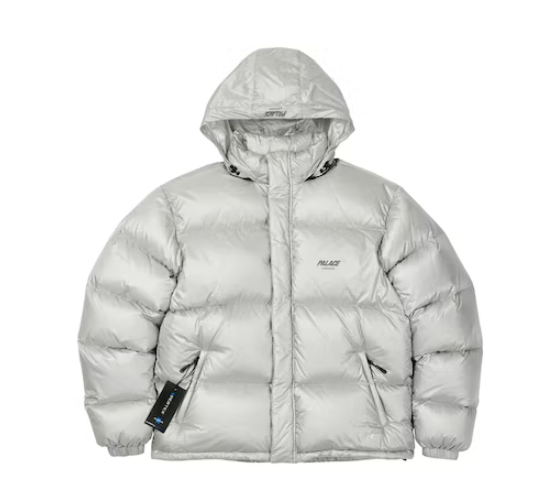 Palace Skateboards Pertex London Puffa Silver XL Brand New Palace Skateboards Pertex London Puffa Silver XL Brand New
