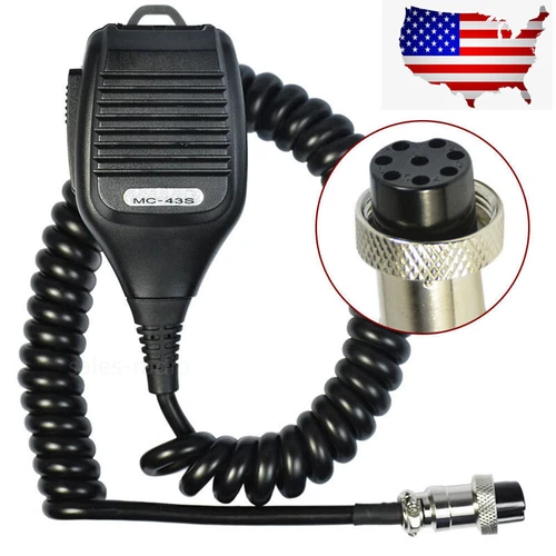 MC-43S 8Pin Dynamic Hand Fist Microphone For Kenwood TS-2000 TS-430S TS-890S MIC