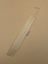 Rührstäbe Glas Glasstab Borosilikatglas gesamt 5 Stück 300mm/200mm & Rührfisch