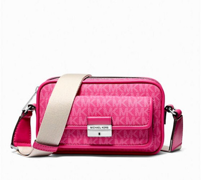 New Michael Kors Bradshaw Extra-Small Logo Camera Crossbody bag