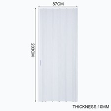 Internal PVC Folding Sliding Door Washablel Panel Divider Modern Interior Decor