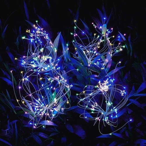 150LED Solar Firework Lights Waterproof Path Lawn Garden Christmas Decor Lamp US - Picture 30 of 47