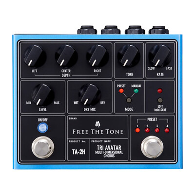 Free The Tone Tri Avatar TA-2H Chorus Pedal | eBay