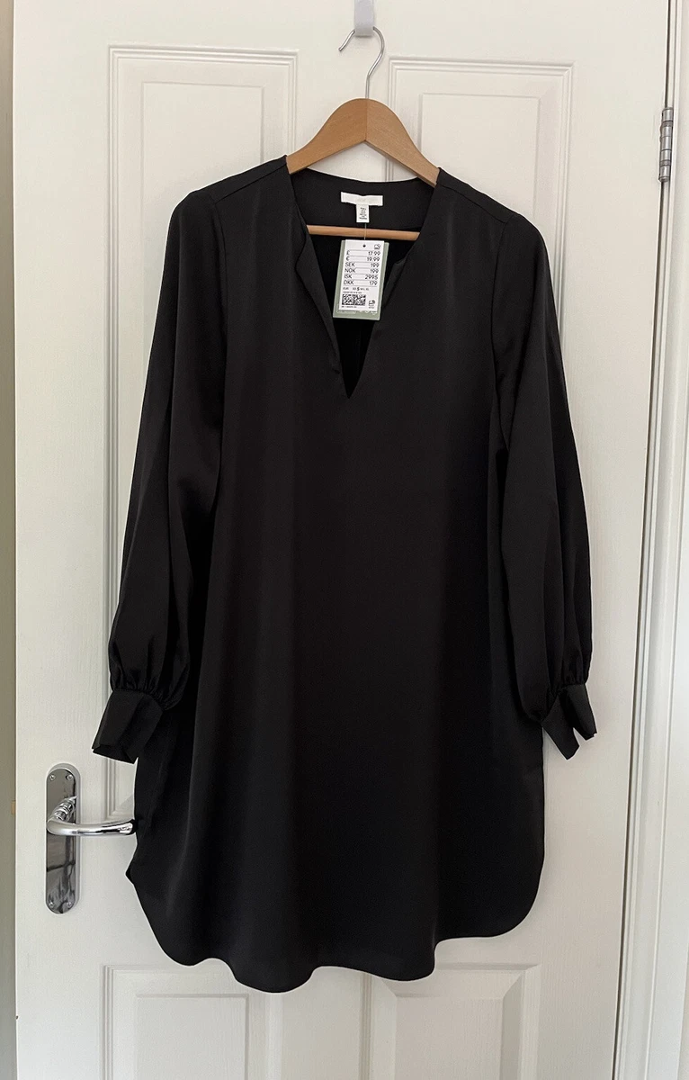 H&m black hotsell tunic dress