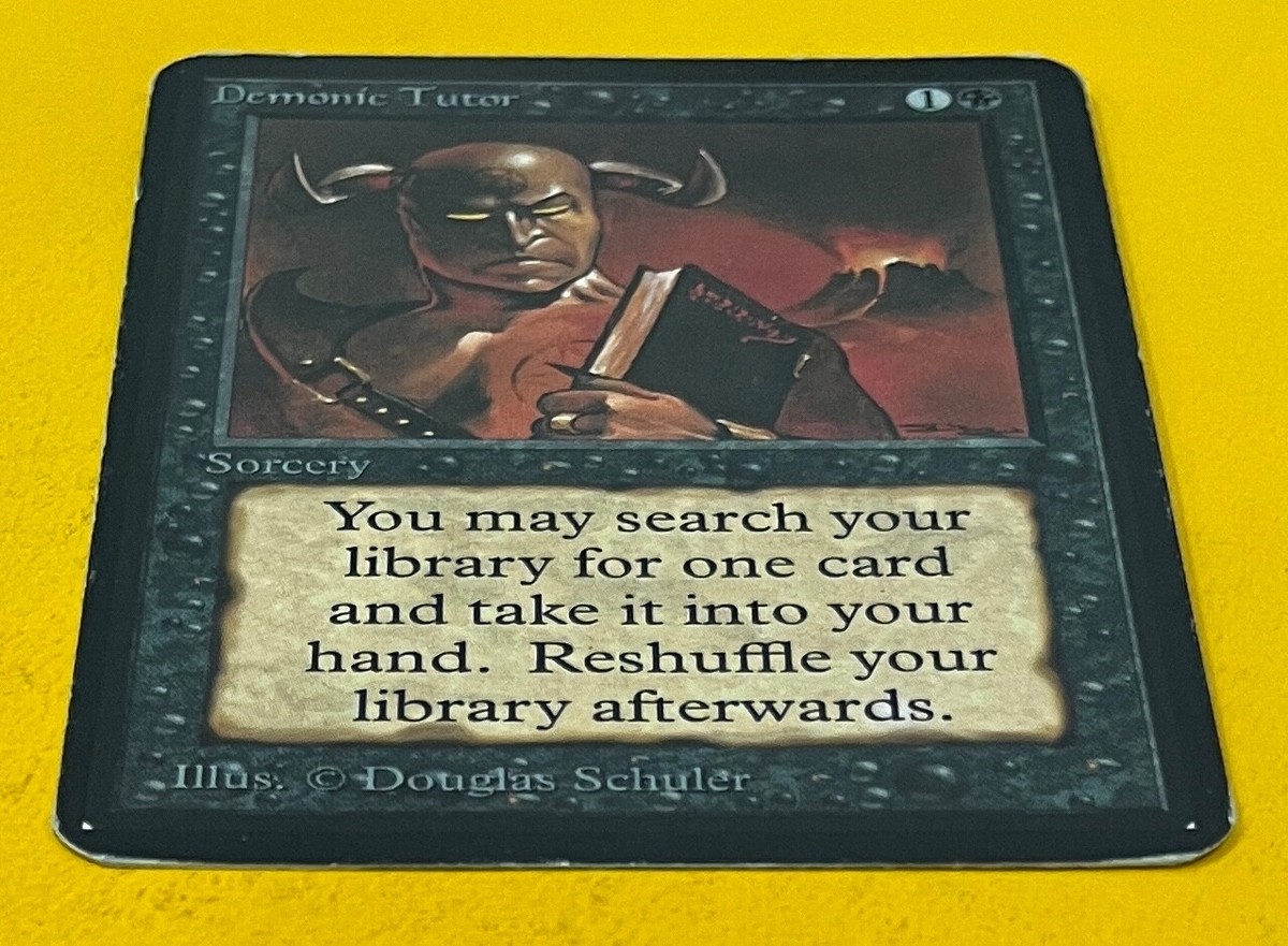 MTG demonic tutor 2ED 未使用　ミント　1枚 Demonic Tutor | Strixhaven Mystical Archive JPN | Card Kingdom