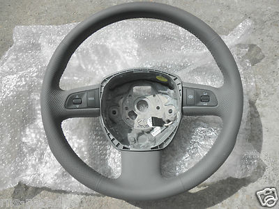 AUDI A4 ORIGINAL LENKRAD LEDER LOCHLEDER MULTIFUNKTION NEU 8E0419091DK TNC
