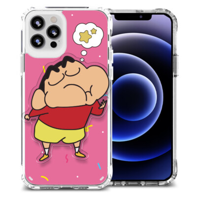 Crayon Shin chan Yum Yum Acrylic Clear Case for Galaxy Note20 Note10 Note9