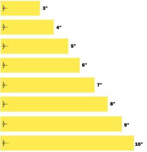 Bohning Arrow Wrap Size Chart