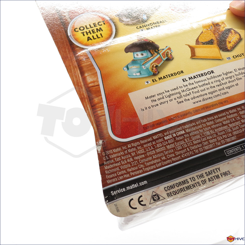 Disney - Co-lavo 2010 Disney Pixar Cars Toons Deluxe Chuy The Bulldozer for