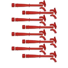 MSD Set of 8 Red Hemi Tubes - Spark Plug Wire Accessories - 34759