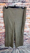 NWT 119 Talbots Women's Grey WOOL Blend Dress Work Pants Slacks Sz 10P NEW