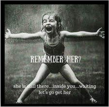 REMEMBER HER? she is still there inside you waiting let's go get her fun MAGNET