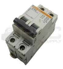 MERLIN GERIN 60146 C15A CIRCUIT BREAKER, 15AMP 2POLE 240VAC 125VDC, MG60146
