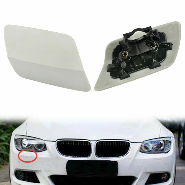 Bumper Headlight Washer Caps Cover Flap 61670034465 Fit BMW E92 E93