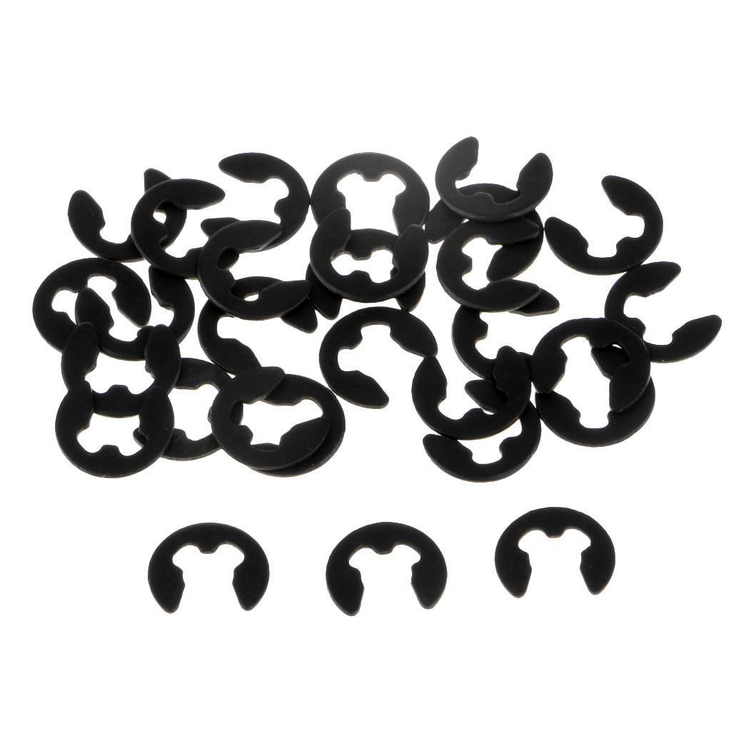 30 Stück E-Clips 2,5 Mm Für HSP 1/10 RC Modelle – Buggy, Truck, On-Road Auto – Metall