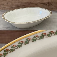 Haviland Limoges Lisboa Tazón para Servir Ovalado 9" De Colección 1905-1930 Porcelana Francia