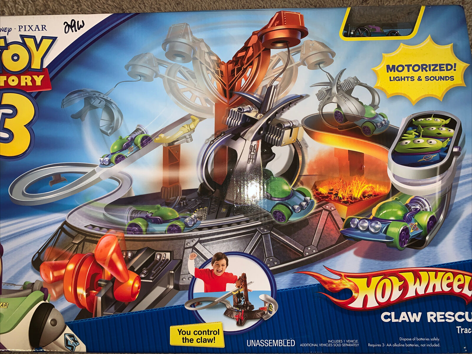 Hot Wheels Toy Story 3 Claw Rescue レア