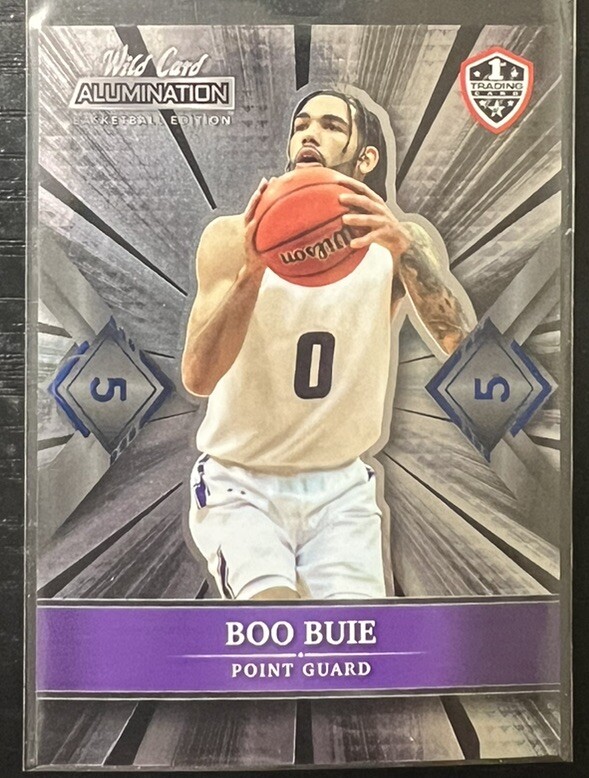 2021-22 Wild Card Alumination 5 Stripe Boo Buie #ABC-8 Northwestern Wildcats
