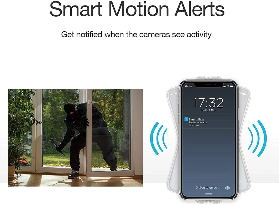 Zmodo 1080P  WiFi /Two-Way Audio Camera /Night Vision - Image 4 of 4